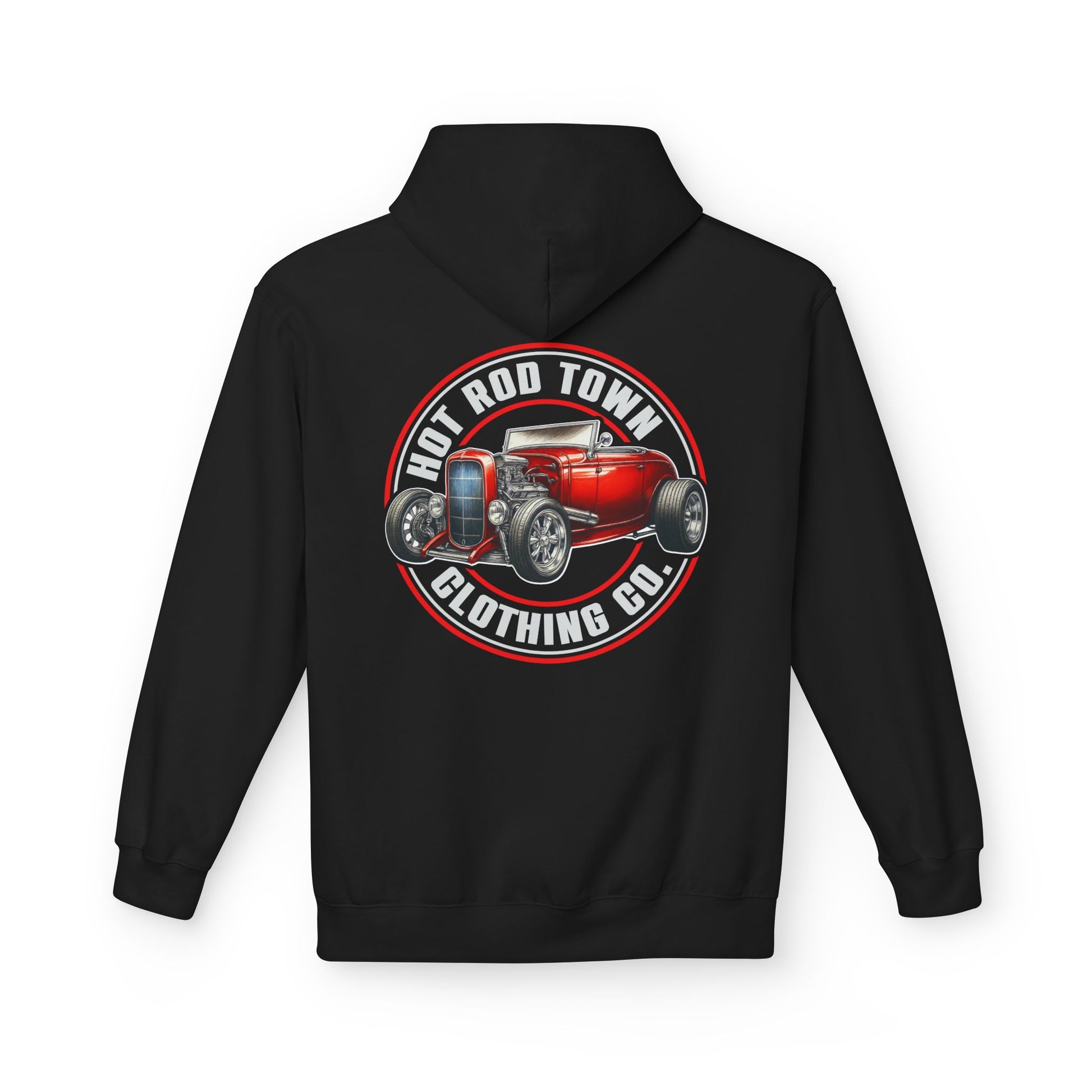 Hot Rod Town logo vintage soft fleece hoodie