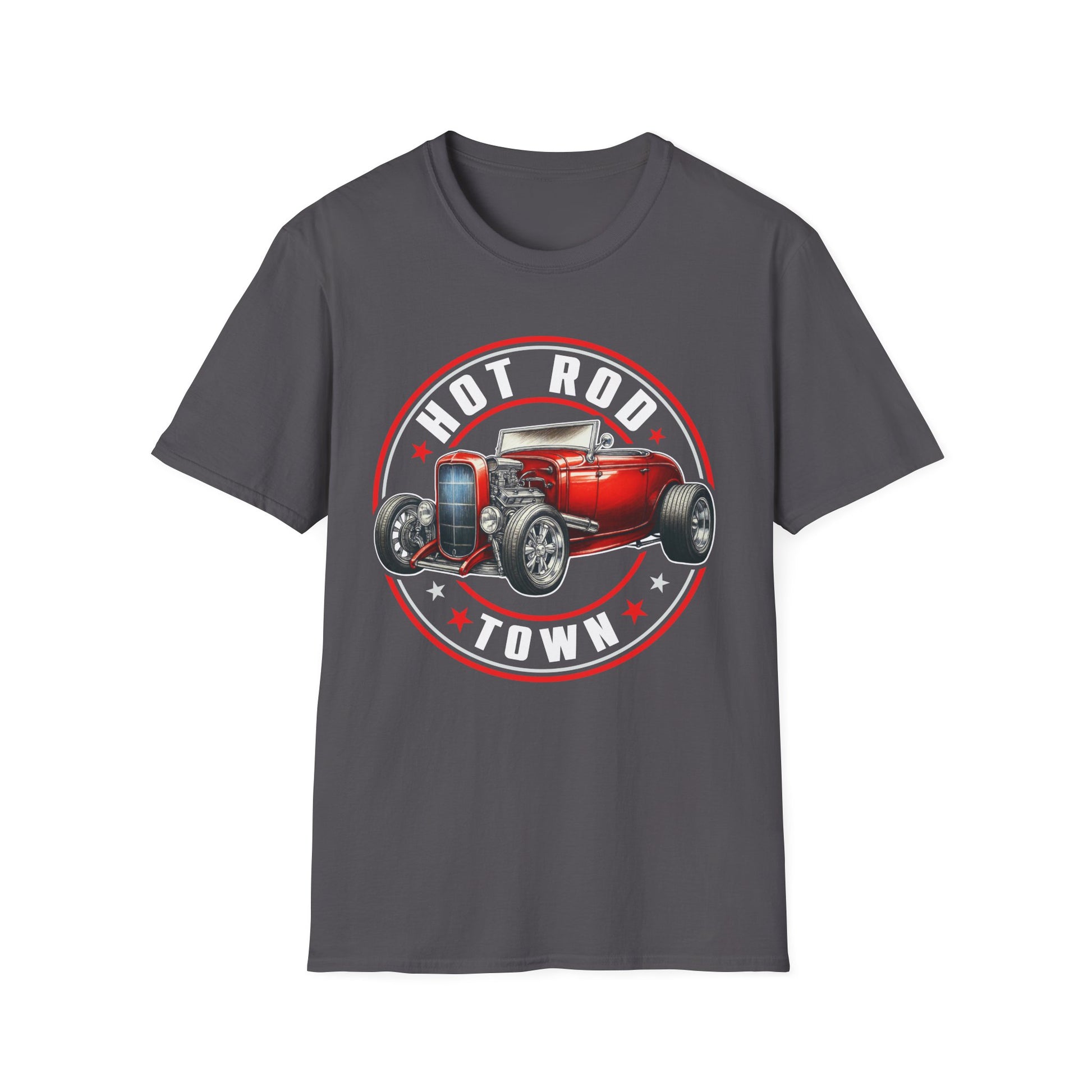 Hot Rod Town logo soft style T-shirt