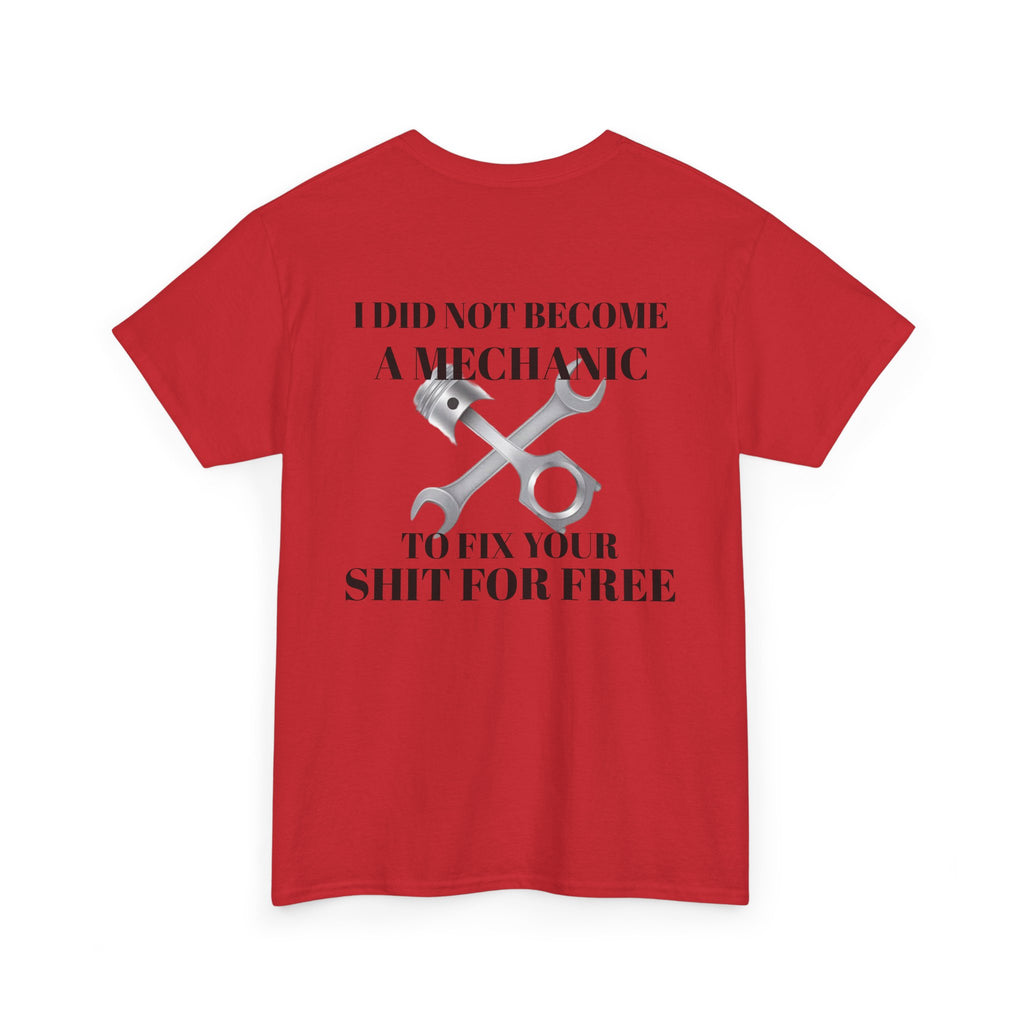 Fix for free mechanic shirt