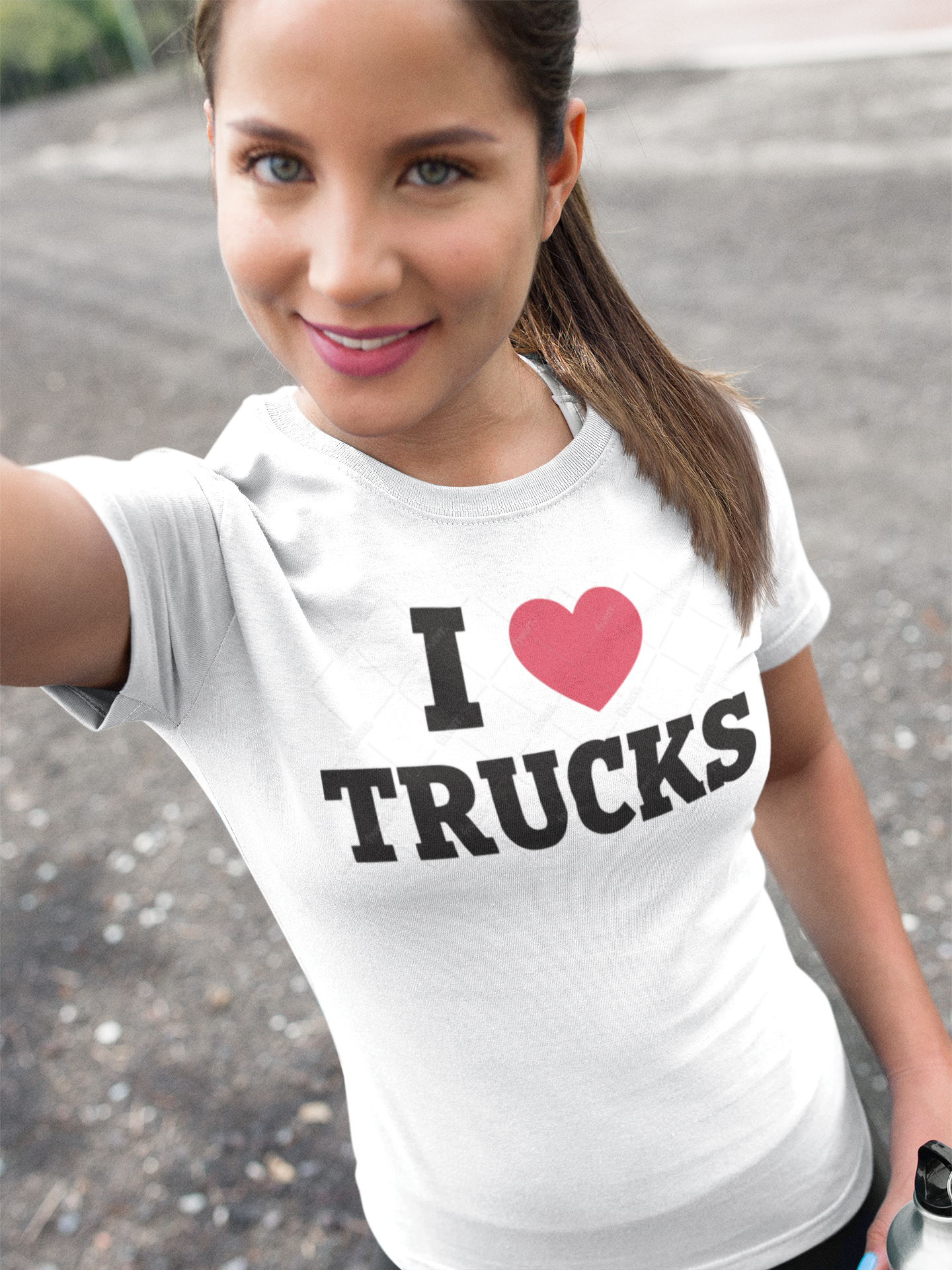 I Love Trucks Women's Softstyle Tee