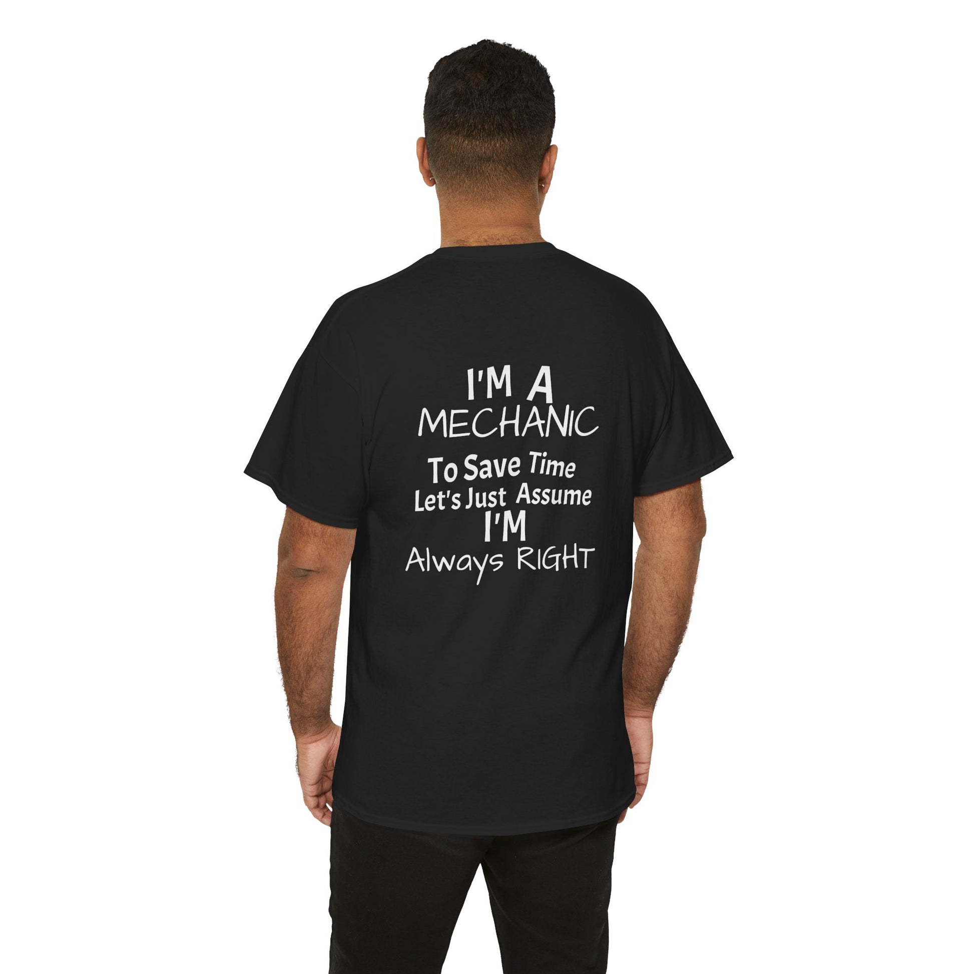 I'm A mechanic graphic back